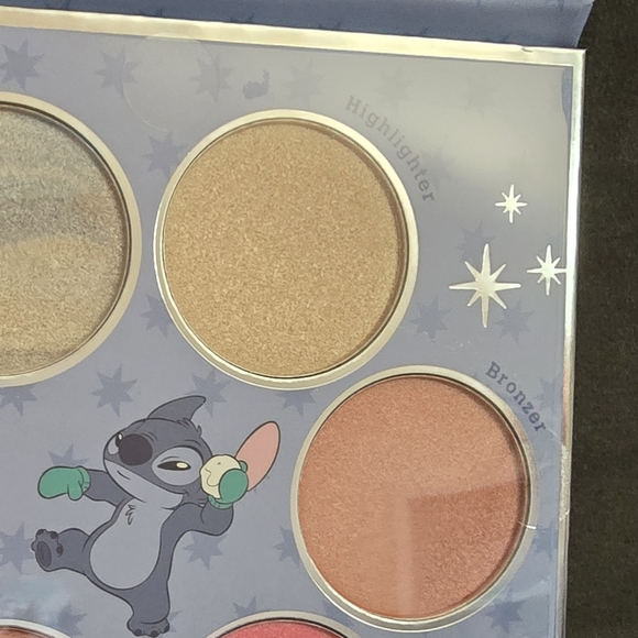 NEW DISNEY STITCH Complexion Palette 6 Shades of Bronzer, Highlighter, Blush - Picture 10 of 12